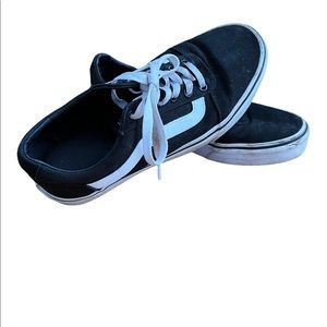 VANS Authentic Canvas Skate Shoes Black Size 9 Womens